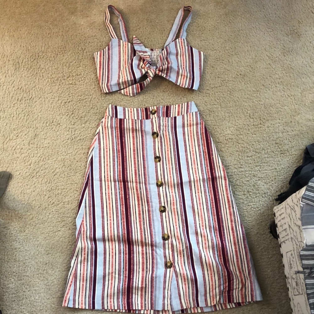 2 piece skirt/bralette from Francesca’s